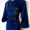 Navi BlueTesa Silk Kurti with Jari Work Akcbgw3 100x100