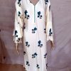 Cream Color Rama Flower Print Double Frill Baloon Sleeve Short Half Stand Collar Daily Wear Rayon Kurti 20210430 180054 Copy 1 100x100