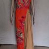 Orange & Golden Two Tone Design, Heavy Rayon, Cool Feel, Floor Touch Moti Work on Round Neck One Piece 20210501 102953 Copy 100x100
