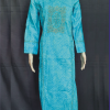 Blue & Sea Blue Color Design Embroidary Work Three Forth Sleeve Cotton Kurti Rayonbluework1 100x100